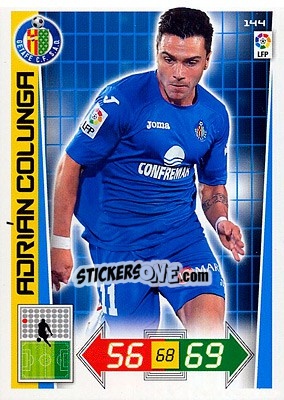 Sticker Adrián Colunga - Liga BBVA 2012-2013. Adrenalyn XL n. 144 - Panini