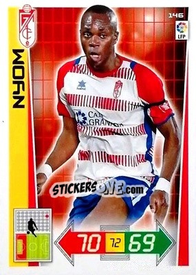 Sticker Nyom - Liga BBVA 2012-2013. Adrenalyn XL n. 146 - Panini
