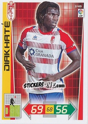 Sticker Diakhaté - Liga BBVA 2012-2013. Adrenalyn XL n. 148 - Panini