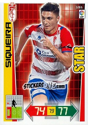 Sticker Siqueira - Liga BBVA 2012-2013. Adrenalyn XL - Panini
