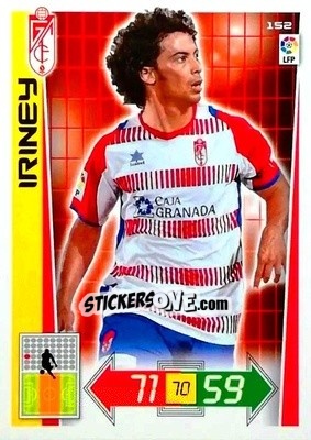Sticker Iriney - Liga BBVA 2012-2013. Adrenalyn XL n. 152 - Panini