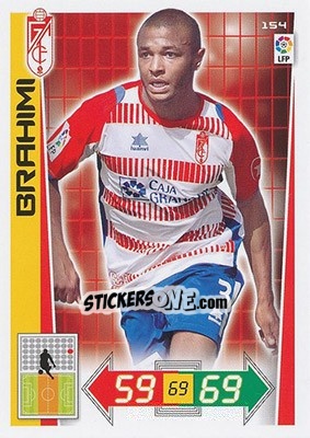 Sticker Brahimi - Liga BBVA 2012-2013. Adrenalyn XL n. 154 - Panini