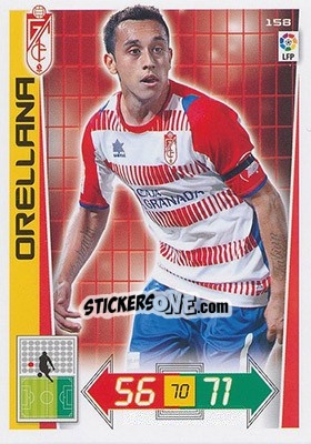 Sticker Orellana - Liga BBVA 2012-2013. Adrenalyn XL n. 158 - Panini