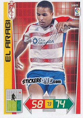 Sticker El Arabi - Liga BBVA 2012-2013. Adrenalyn XL n. 160 - Panini