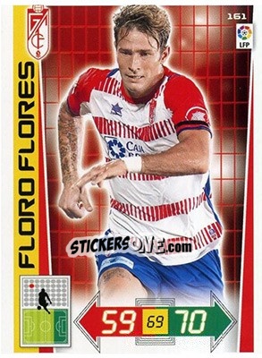 Sticker Floro Flores - Liga BBVA 2012-2013. Adrenalyn XL n. 161 - Panini