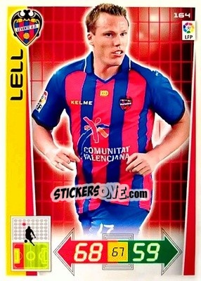 Sticker Lell - Liga BBVA 2012-2013. Adrenalyn XL n. 164 - Panini