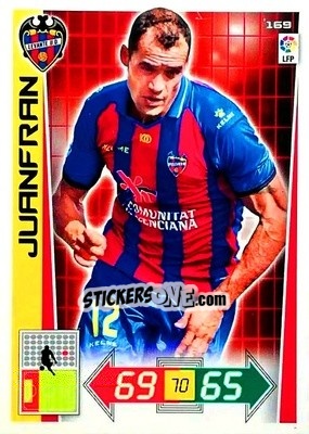Sticker Juanfran - Liga BBVA 2012-2013. Adrenalyn XL n. 169 - Panini