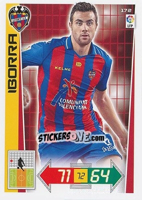 Sticker Iborra - Liga BBVA 2012-2013. Adrenalyn XL n. 172 - Panini