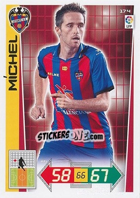 Cromo Michel - Liga BBVA 2012-2013. Adrenalyn XL - Panini