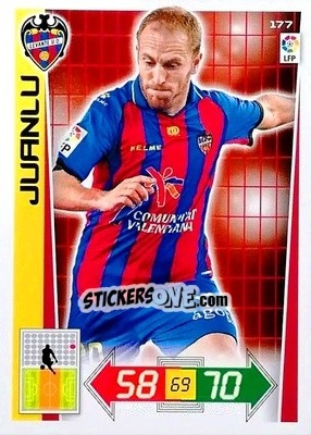 Sticker Juanlu - Liga BBVA 2012-2013. Adrenalyn XL - Panini