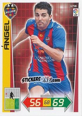 Sticker Ángel - Liga BBVA 2012-2013. Adrenalyn XL n. 178 - Panini