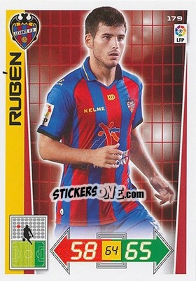 Cromo Rubén - Liga BBVA 2012-2013. Adrenalyn XL - Panini