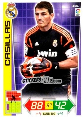 Figurina Casillas - Liga BBVA 2012-2013. Adrenalyn XL - Panini