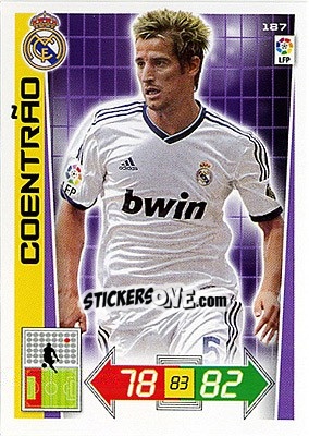 Cromo Coentrâo - Liga BBVA 2012-2013. Adrenalyn XL - Panini