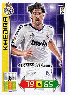 Sticker Khedira - Liga BBVA 2012-2013. Adrenalyn XL n. 189 - Panini