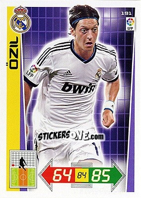 Sticker Özil - Liga BBVA 2012-2013. Adrenalyn XL - Panini