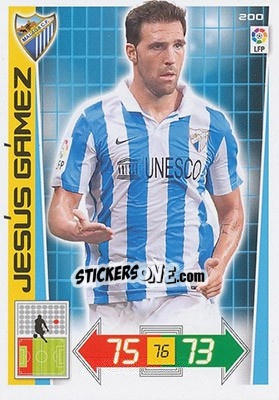 Sticker Jesús Gamez - Liga BBVA 2012-2013. Adrenalyn XL n. 200 - Panini