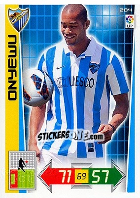 Sticker Onyewu - Liga BBVA 2012-2013. Adrenalyn XL - Panini