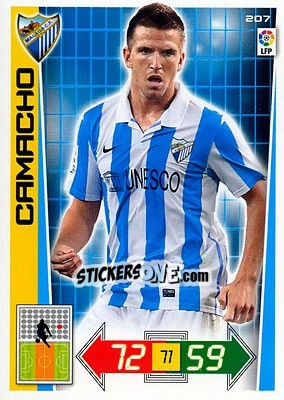 Sticker Camacho - Liga BBVA 2012-2013. Adrenalyn XL - Panini