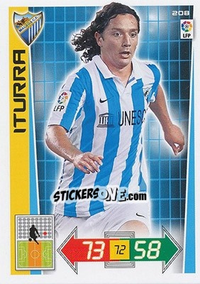Sticker Iturra - Liga BBVA 2012-2013. Adrenalyn XL - Panini