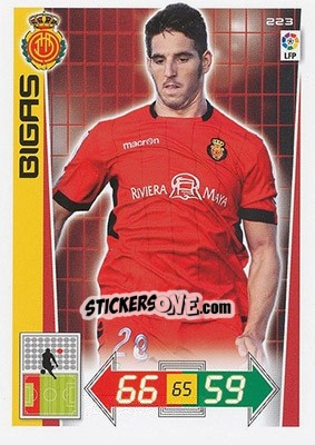Sticker Bigas - Liga BBVA 2012-2013. Adrenalyn XL - Panini