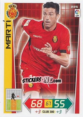 Sticker Martí - Liga BBVA 2012-2013. Adrenalyn XL n. 225 - Panini