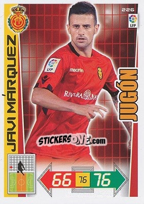 Cromo Javi Márquez - Liga BBVA 2012-2013. Adrenalyn XL n. 226 - Panini