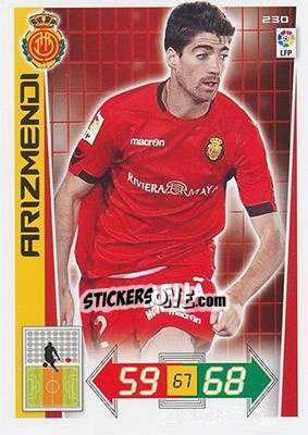 Sticker Arizmendi - Liga BBVA 2012-2013. Adrenalyn XL - Panini