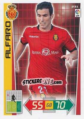 Sticker Álvaro - Liga BBVA 2012-2013. Adrenalyn XL n. 231 - Panini