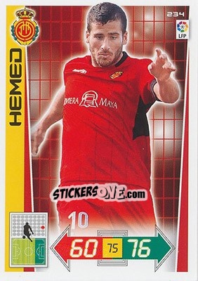 Sticker Hemed - Liga BBVA 2012-2013. Adrenalyn XL n. 234 - Panini
