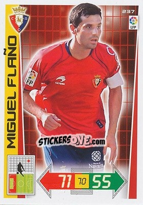 Figurina Miguel Flaño - Liga BBVA 2012-2013. Adrenalyn XL - Panini