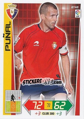 Sticker Puñal - Liga BBVA 2012-2013. Adrenalyn XL n. 242 - Panini