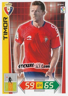 Sticker Timor - Liga BBVA 2012-2013. Adrenalyn XL n. 244 - Panini