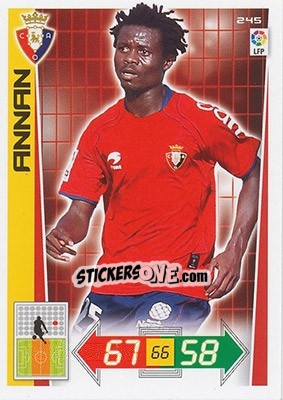 Sticker Annan - Liga BBVA 2012-2013. Adrenalyn XL n. 245 - Panini