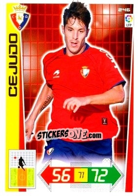Sticker Cejudo - Liga BBVA 2012-2013. Adrenalyn XL - Panini