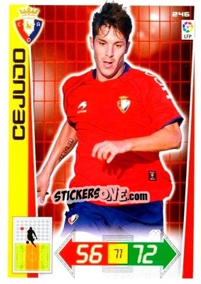 Cromo Cejudo - Liga BBVA 2012-2013. Adrenalyn XL - Panini