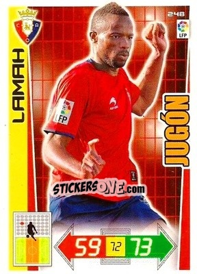 Sticker Lamah - Liga BBVA 2012-2013. Adrenalyn XL n. 248 - Panini