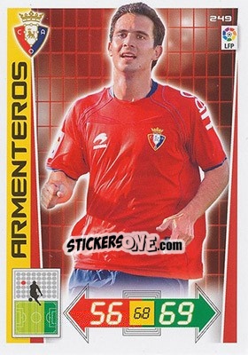 Sticker Armenteros - Liga BBVA 2012-2013. Adrenalyn XL n. 249 - Panini