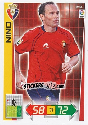 Figurina Nino - Liga BBVA 2012-2013. Adrenalyn XL - Panini