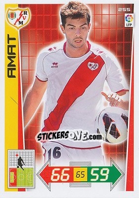 Sticker Amat - Liga BBVA 2012-2013. Adrenalyn XL n. 255 - Panini