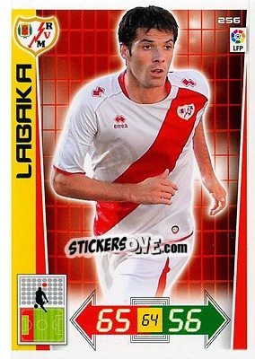 Sticker Labaka - Liga BBVA 2012-2013. Adrenalyn XL n. 256 - Panini