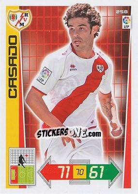 Sticker Casado - Liga BBVA 2012-2013. Adrenalyn XL n. 258 - Panini