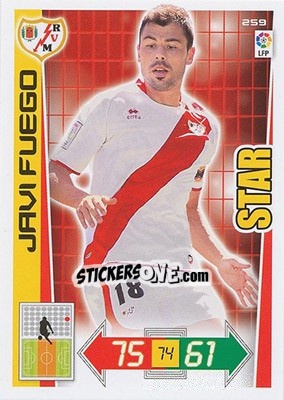 Sticker Javi Fuego - Liga BBVA 2012-2013. Adrenalyn XL - Panini