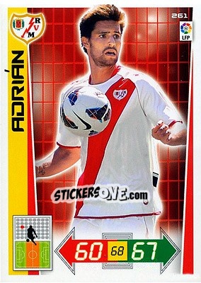 Cromo Adrián - Liga BBVA 2012-2013. Adrenalyn XL n. 261 - Panini