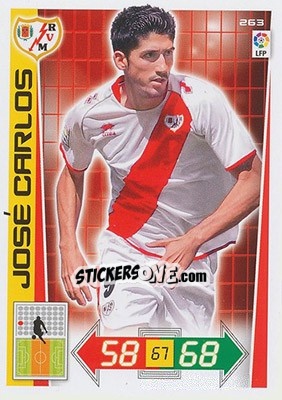 Sticker José Carlos - Liga BBVA 2012-2013. Adrenalyn XL - Panini