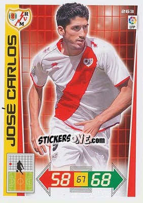 Sticker José Carlos - Liga BBVA 2012-2013. Adrenalyn XL n. 263 - Panini