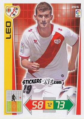 Sticker Leo Baptistao - Liga BBVA 2012-2013. Adrenalyn XL n. 265 - Panini