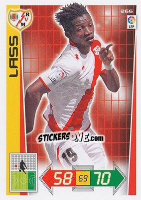 Sticker Lass - Liga BBVA 2012-2013. Adrenalyn XL n. 266 - Panini