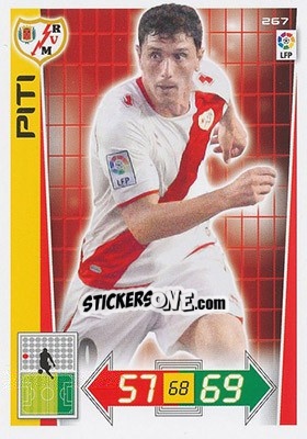 Cromo Piti - Liga BBVA 2012-2013. Adrenalyn XL n. 267 - Panini