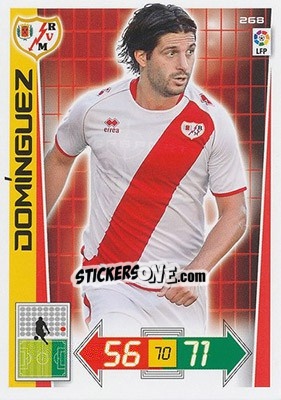 Sticker Alejandro Dominguez - Liga BBVA 2012-2013. Adrenalyn XL n. 268 - Panini